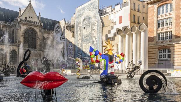 La fontaine Stravinsky retrouve ses couleurs