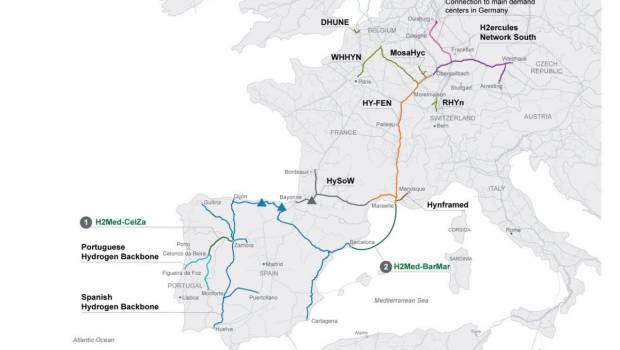 Hydrogène : le projet H2med ajouté à la liste de Projets d’intérêt commun par la Commission européenne