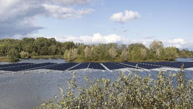 Un premier projet photovoltaïque flottant pour Valorem