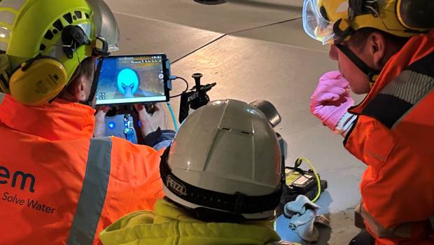 18 kilomètres de canalisations inspectées avec un robot  et un drone aquatique