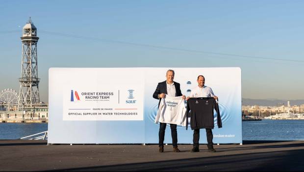 Saur va gérer l'eau de l’Express Racing Team pour l’America’s cup