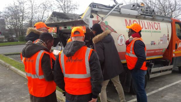 Moulinot lance une formation professionnelle pour devenir ripeur de biodéchets