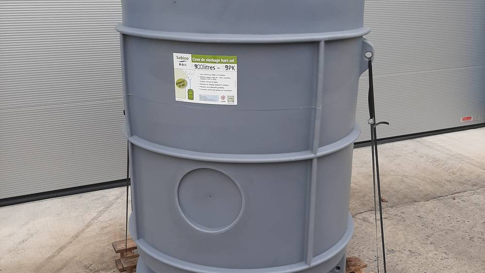 Eaux pluviales : des cuves de stockage hors sol pour Sebico