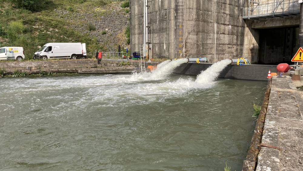 Xylem pompe 25.000 m3 près de Saint-Omer