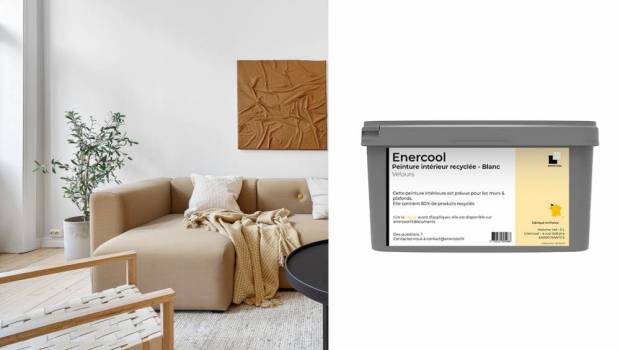 De mur intérieur à barrière thermique issue de déchets