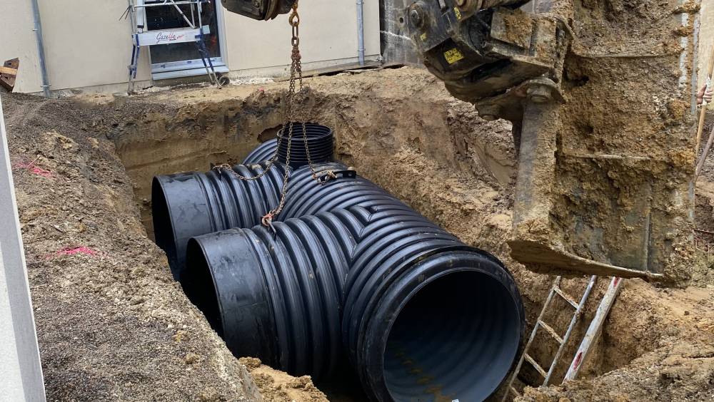 A Tours, Polieco France installe sa solution pour gérer les eaux pluviales en milieu urbain