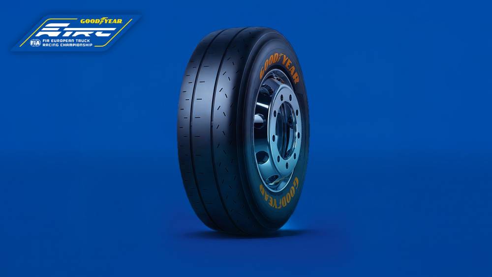 Goodyear muscle ses pneus de course avec des matériaux durables