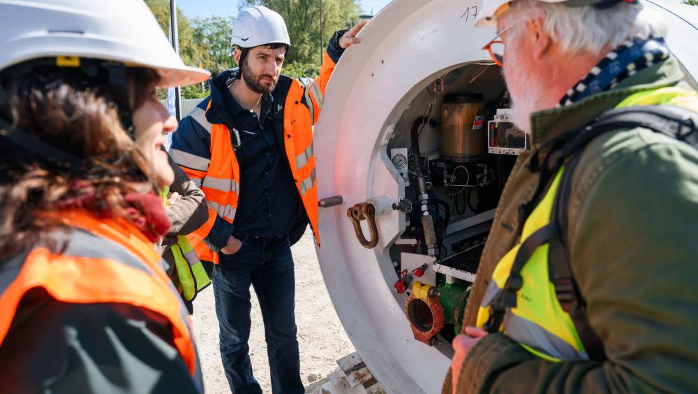 À Sèvres, le micro-tunnelier « Estelle » modernise le réseau d’eau sans couper l’alimentation