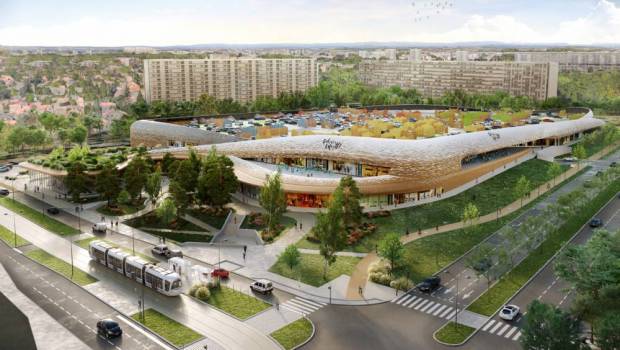 À Bron, le béton cellulaire accompagne la transformation des Galeries Lafayette