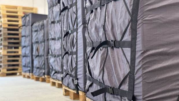 Deret sécurise ses palettes et supprime le plastique avec les housses réutilisables Ecklo